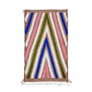 Fadma – Chevron Wool Rug – Handmade Artisan Design