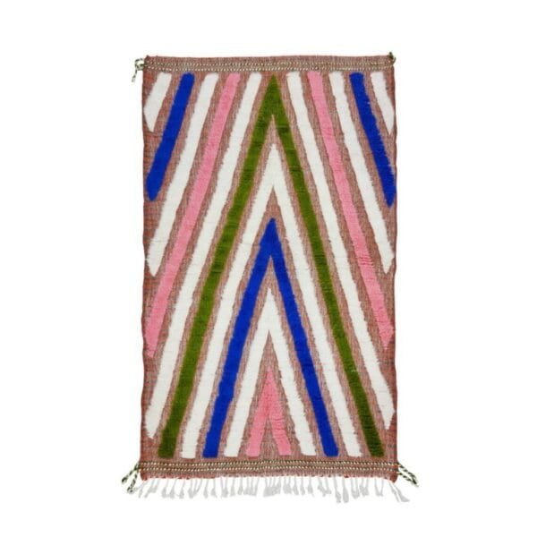 Fadma – Chevron Wool Rug – Handmade Artisan Design