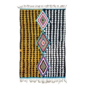 Yasmin – Bohemian Berber Rug - Diamond Motif