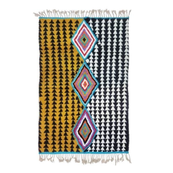 Yasmin – Bohemian Berber Rug - Diamond Motif
