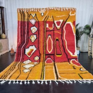 Sanaa – Vibrant Moroccan Azilal Rug - Artistic Statement