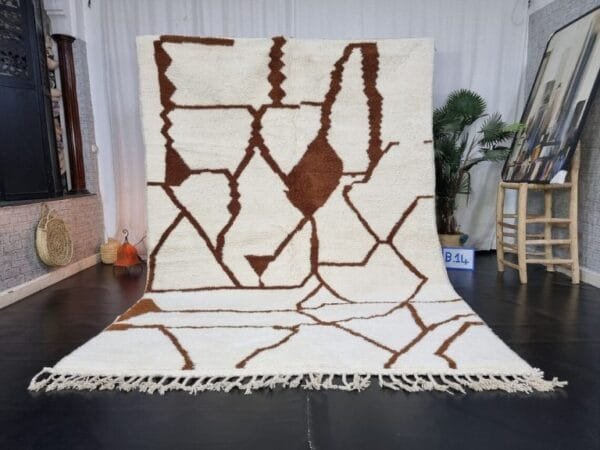 Rania – Handmade Geometric Moroccan Rug - Berber Design