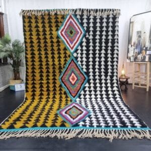 Yasmin – Bohemian Berber Rug - Diamond Motif