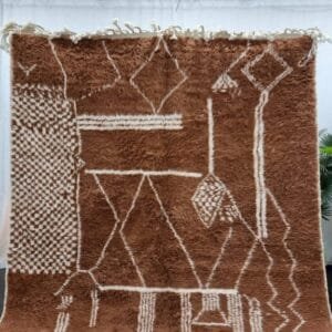 Ilham – Chocolate Brown Wool Rug – Luxury and Comfort