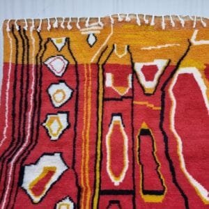 Sanaa – Vibrant Moroccan Azilal Rug - Artistic Statement