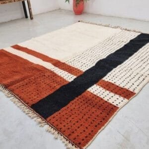 Souad – Timeless Cream Moroccan Rug – Handwoven Tradition