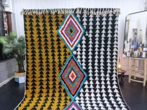 Yasmin – Bohemian Berber Rug - Diamond Motif
