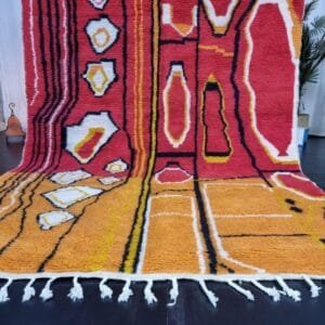 Sanaa – Vibrant Moroccan Azilal Rug - Artistic Statement