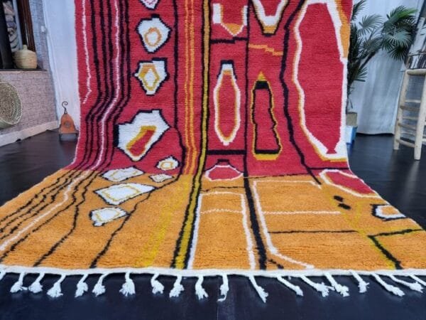 Sanaa – Vibrant Moroccan Azilal Rug - Artistic Statement