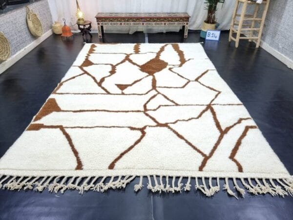 Rania – Handmade Geometric Moroccan Rug - Berber Design