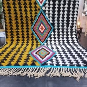 Yasmin – Bohemian Berber Rug - Diamond Motif