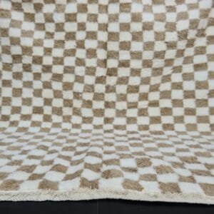 Eman – Beni Ourain Checkered Rug – Moroccan Design