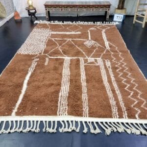 Ilham – Chocolate Brown Wool Rug – Luxury and Comfort