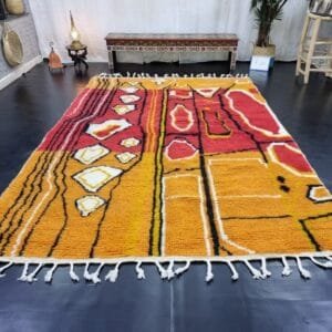 Sanaa – Vibrant Moroccan Azilal Rug - Artistic Statement
