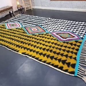Yasmin – Bohemian Berber Rug - Diamond Motif