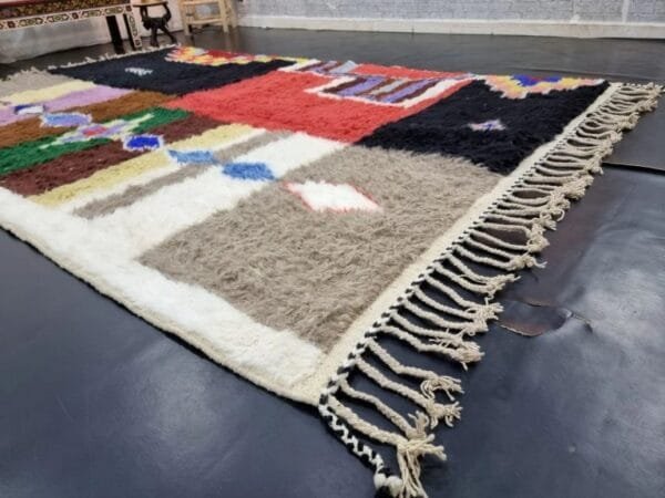 Siham – Patchwork Moroccan Rug - Vibrant Multicolor Design
