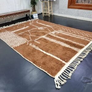 Ilham – Chocolate Brown Wool Rug – Luxury and Comfort