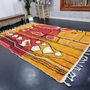 Sanaa – Vibrant Moroccan Azilal Rug - Artistic Statement
