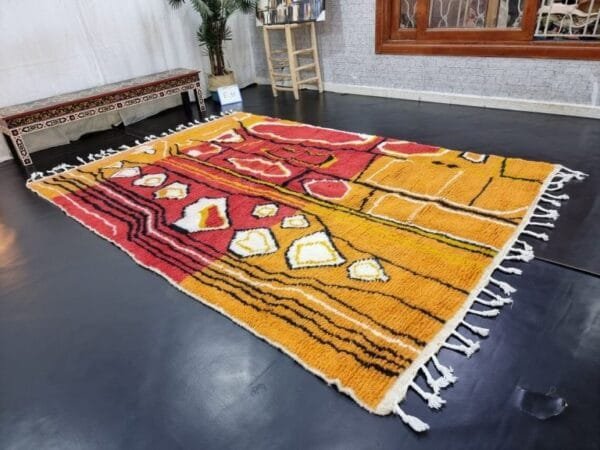 Sanaa – Vibrant Moroccan Azilal Rug - Artistic Statement