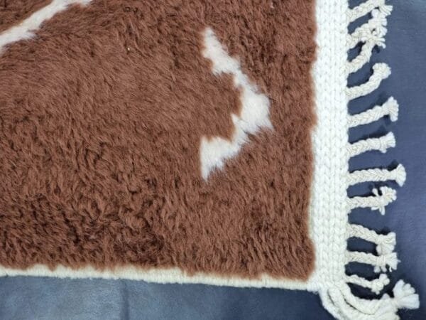 Amina – Earthy Moroccan Rug - Abstract Tribal Patterns