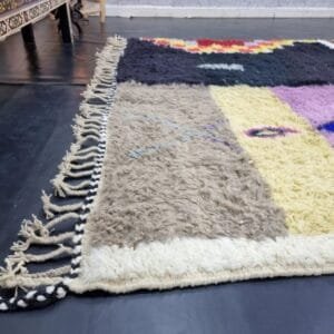 Siham – Patchwork Moroccan Rug - Vibrant Multicolor Design