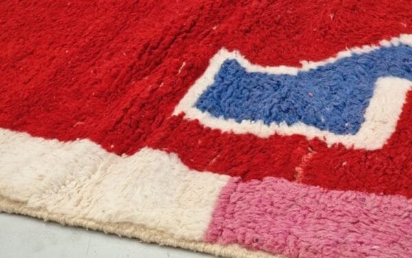 Adila – Vivid Abstract Berber Rug - Handwoven Artistic Charm