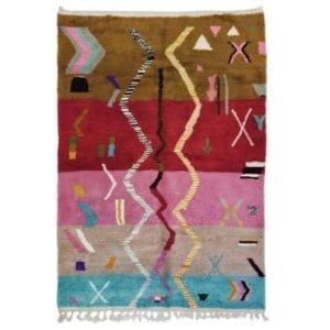 Adila –Multicolor Moroccan Rug – A Burst of Tradition