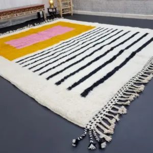 Wafa – Modern Moroccan Rug with Bold Abstract Design