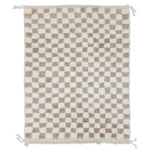 Eman – Beni Ourain Checkered Rug – Moroccan Design