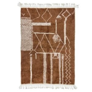 Ilham – Chocolate Brown Wool Rug – Luxury and Comfort