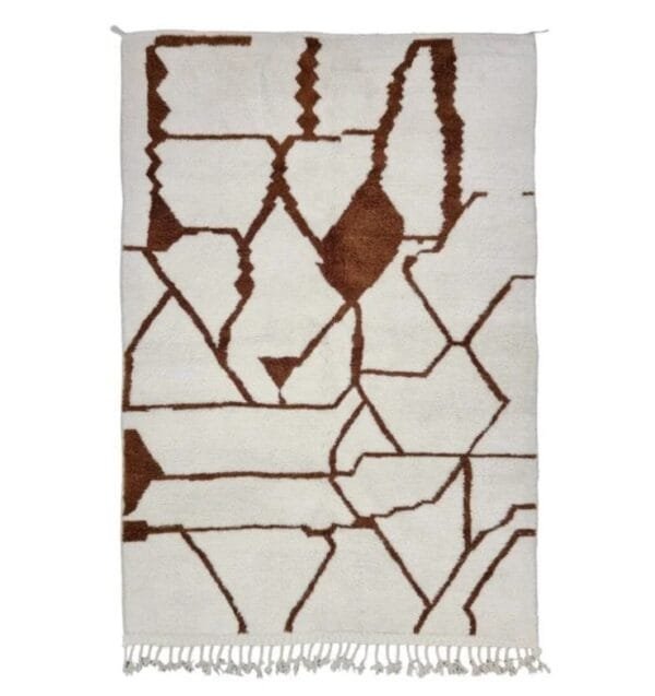 Rania – Handmade Geometric Moroccan Rug - Berber Design