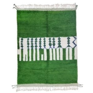 Green and White Rugs
