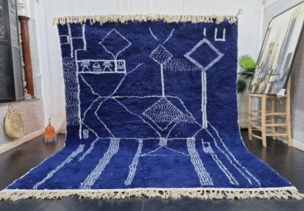 Indigo Moroccan Rug