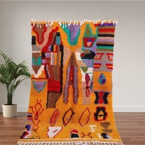 Aicha – Moroccan Tribal Rug Bold Patterns and Bright Colors