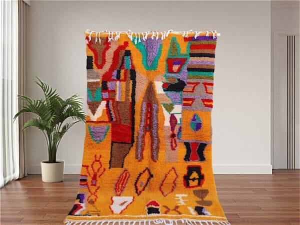 Aicha – Moroccan Tribal Rug Bold Patterns and Bright Colors