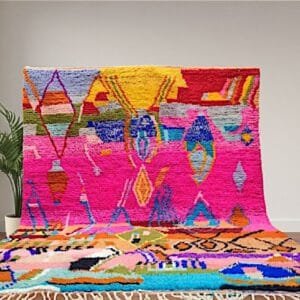 Dalia – Trendy Pop of Pink Berber Rug for Insta-Worthy Homes