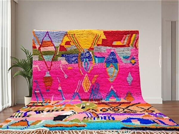 Dalia – Trendy Pop of Pink Berber Rug for Insta-Worthy Homes