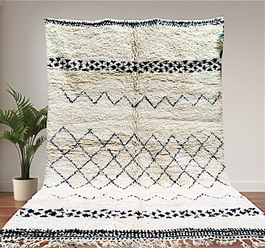 Farah – Eco-Luxury Moroccan Rug - Handwoven Artisan Beauty