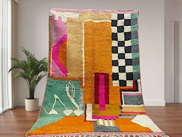 Moroccan Color Block Rug