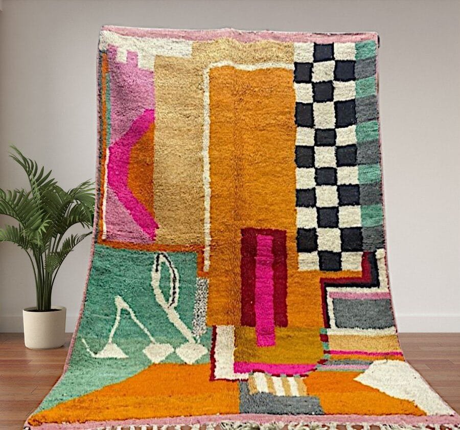 Moroccan Color Block Rug