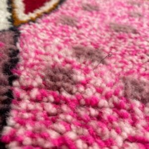 Naima – Pink Moroccan Runner - Handwoven Hallway Rug