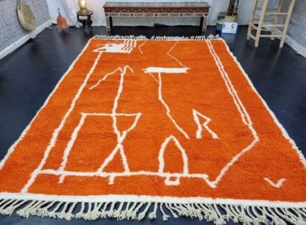Rania – Desert Flame Moroccan Wool Rug