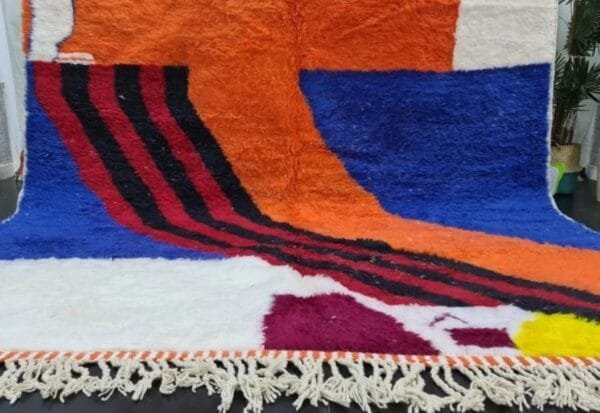 Salma – Atlas Sunrise Rug – Bold Moroccan Wool Art