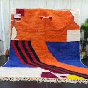 Salma – Atlas Sunrise Rug – Bold Moroccan Wool Art