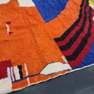 Salma – Atlas Sunrise Rug – Bold Moroccan Wool Art