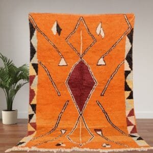 Orange Berber Carpet