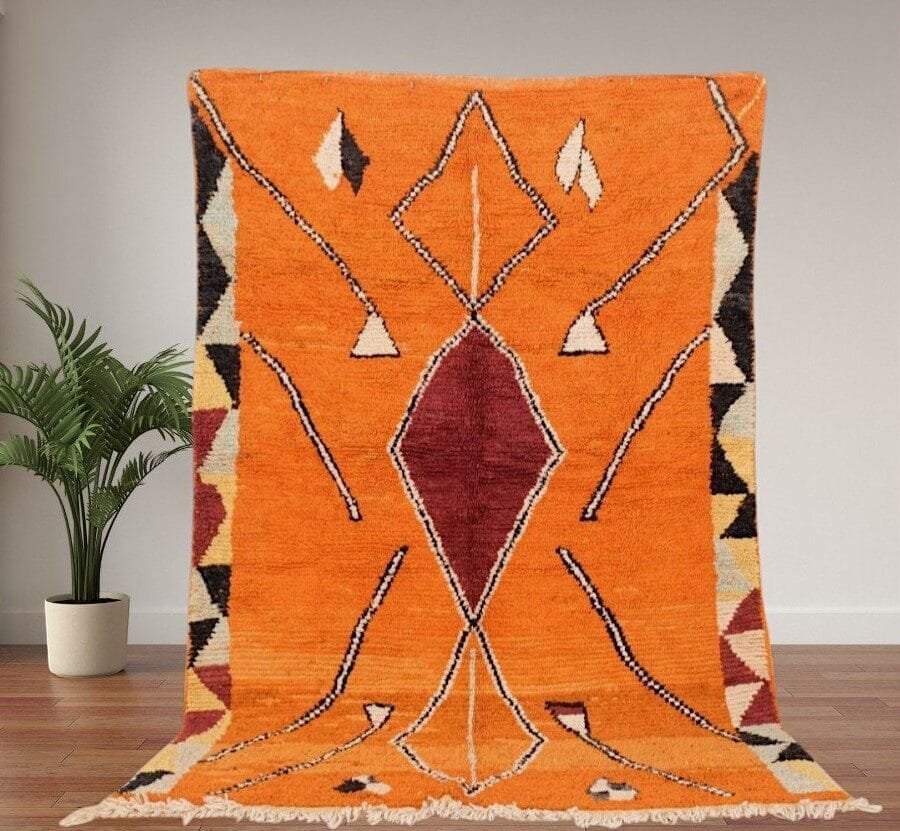 Orange Berber Carpet