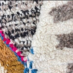 Ilham – Vibrant Moroccan Rug - Geometric Boho Design