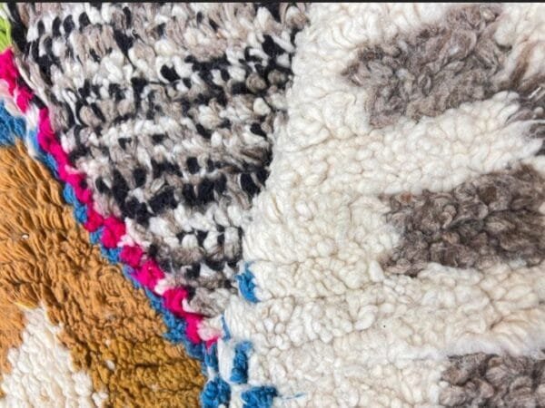 Ilham – Vibrant Moroccan Rug - Geometric Boho Design