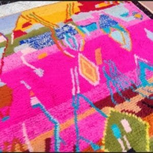 Dalia – Trendy Pop of Pink Berber Rug for Insta-Worthy Homes